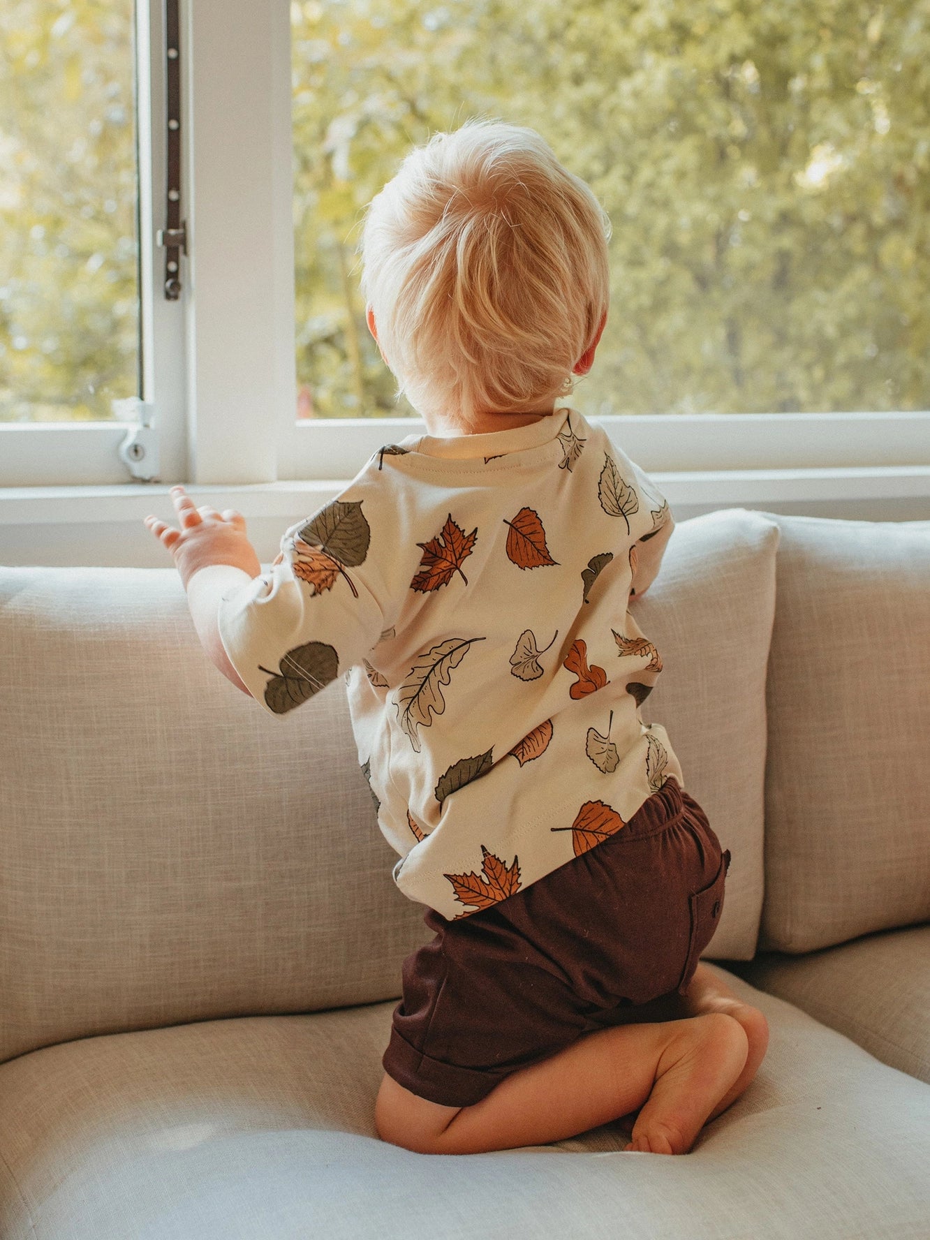 Organic Baby & Toddler Short-sleeve Tee - Autumn Leaf