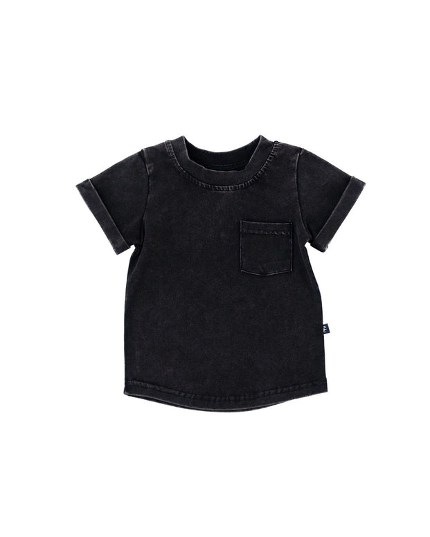 Stonewash Pocket Tee - Onyx