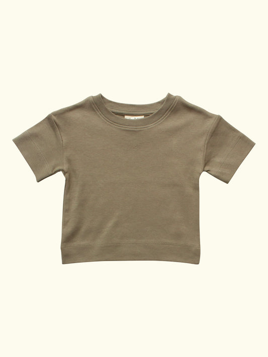 Organic Baby & Toddler Short-sleeve Tee - Moss