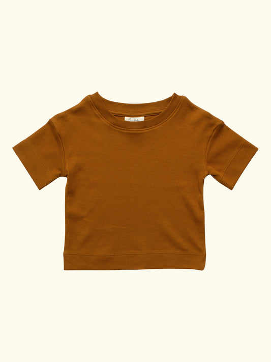 Organic Baby & Toddler Short-sleeve Tee - Ochre