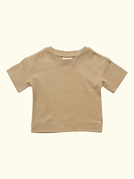 Organic Baby & Toddler Short-sleeve Tee - Sand