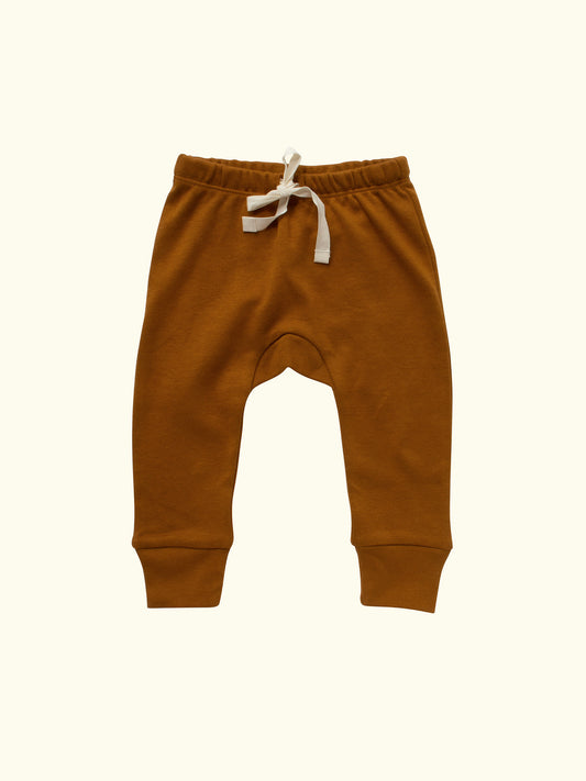 Organic Baby & Toddler Pants - Ochre