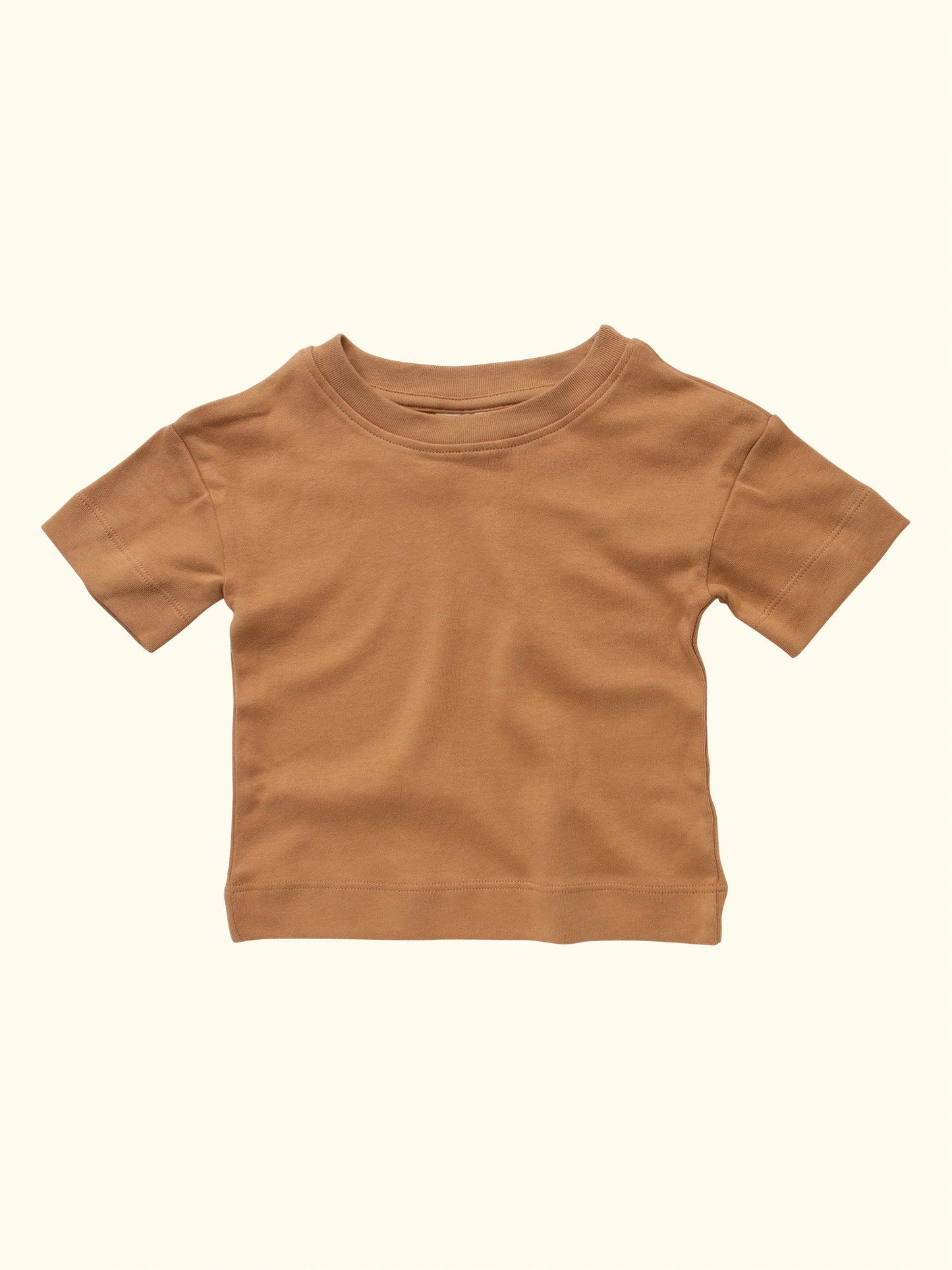 Organic Baby & Toddler Short-sleeve Tee - Camel