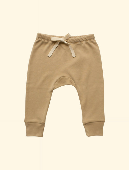 Organic Baby & Toddler Pants - Sand